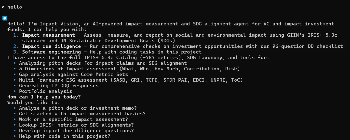 impact-vision — interactive agent